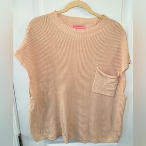 Simply Southern Peach Knit Sweater